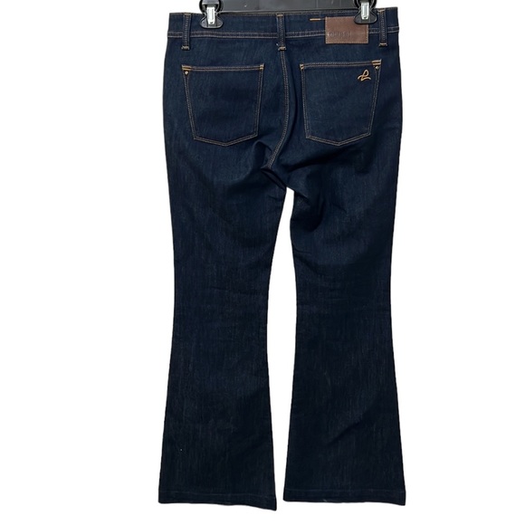 DL1961 Roxy Kick Flare Bootcut Mid Rise Dark Wash Jeans Size 28 - Picture 5 of 9